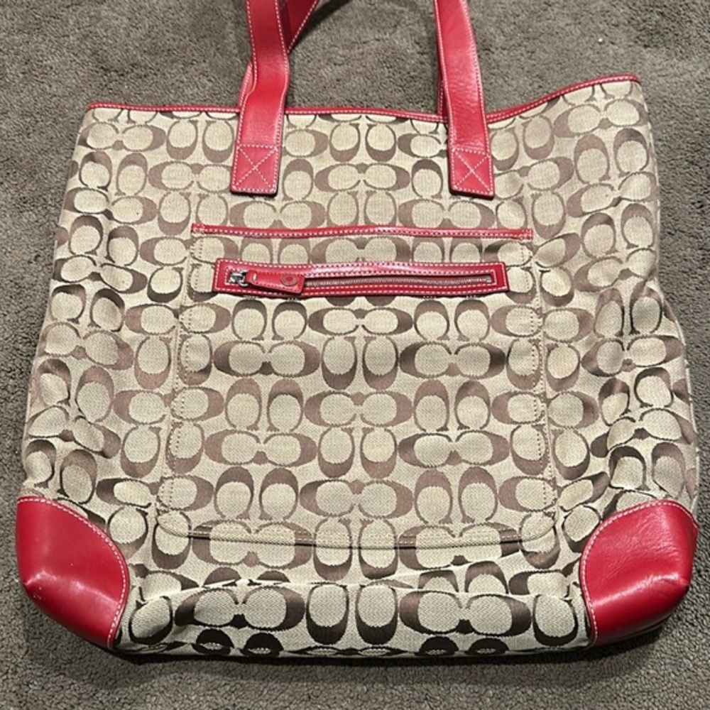 Authentic large coach bag - like new